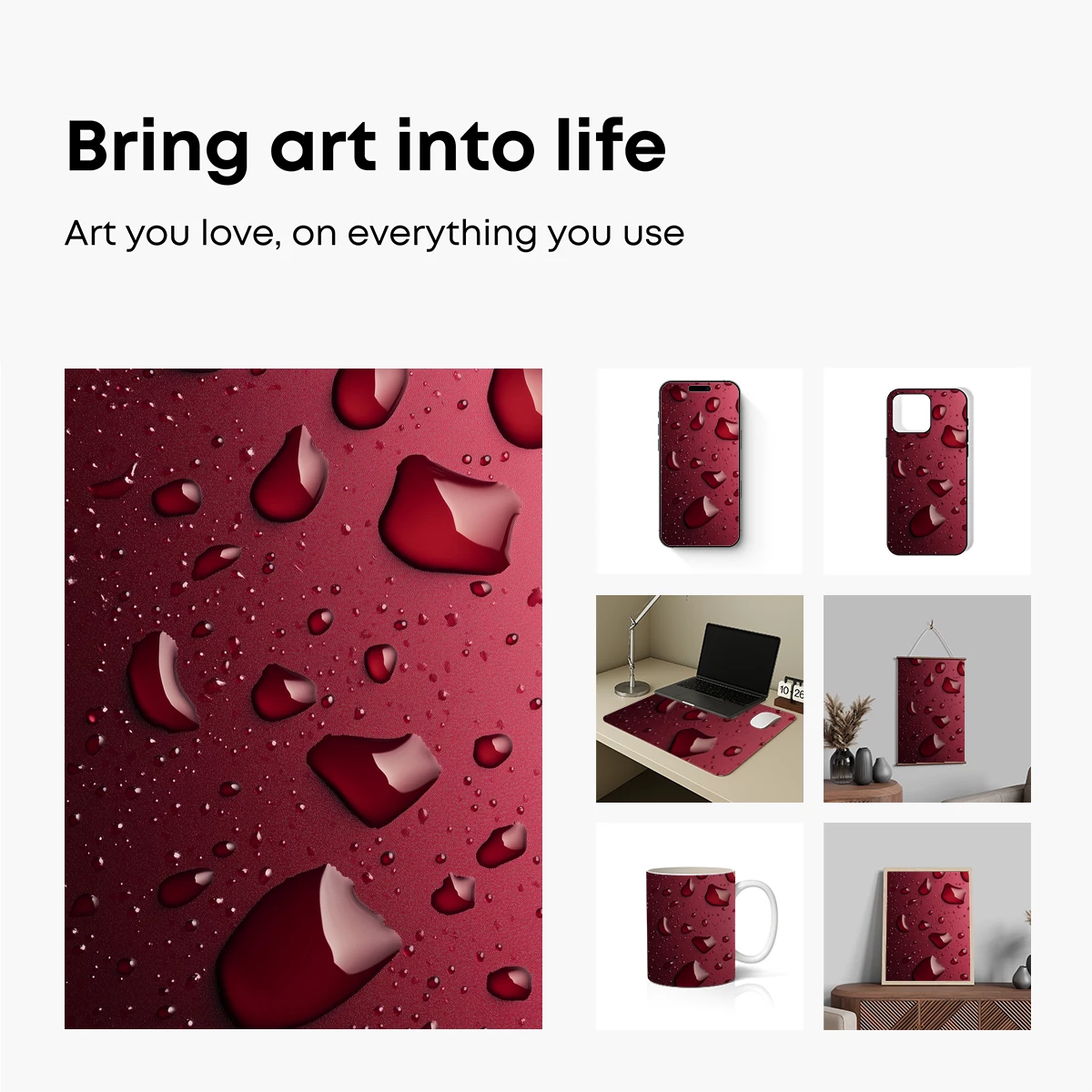 Crimson Droplets: A Symphony of Moisture and Hue - Image 2