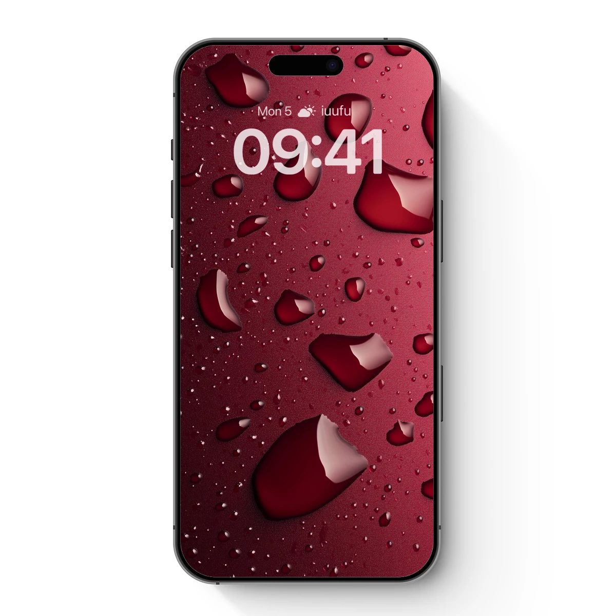 Crimson Droplets: A Symphony of Moisture and Hue