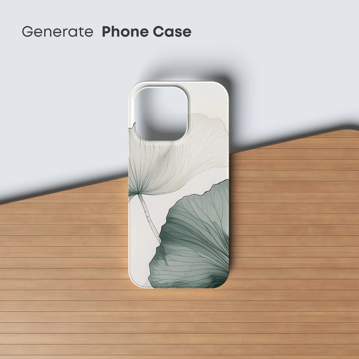 Ethereal Ginkgo Whispers: Monochromatic Botanical Art - Image 3