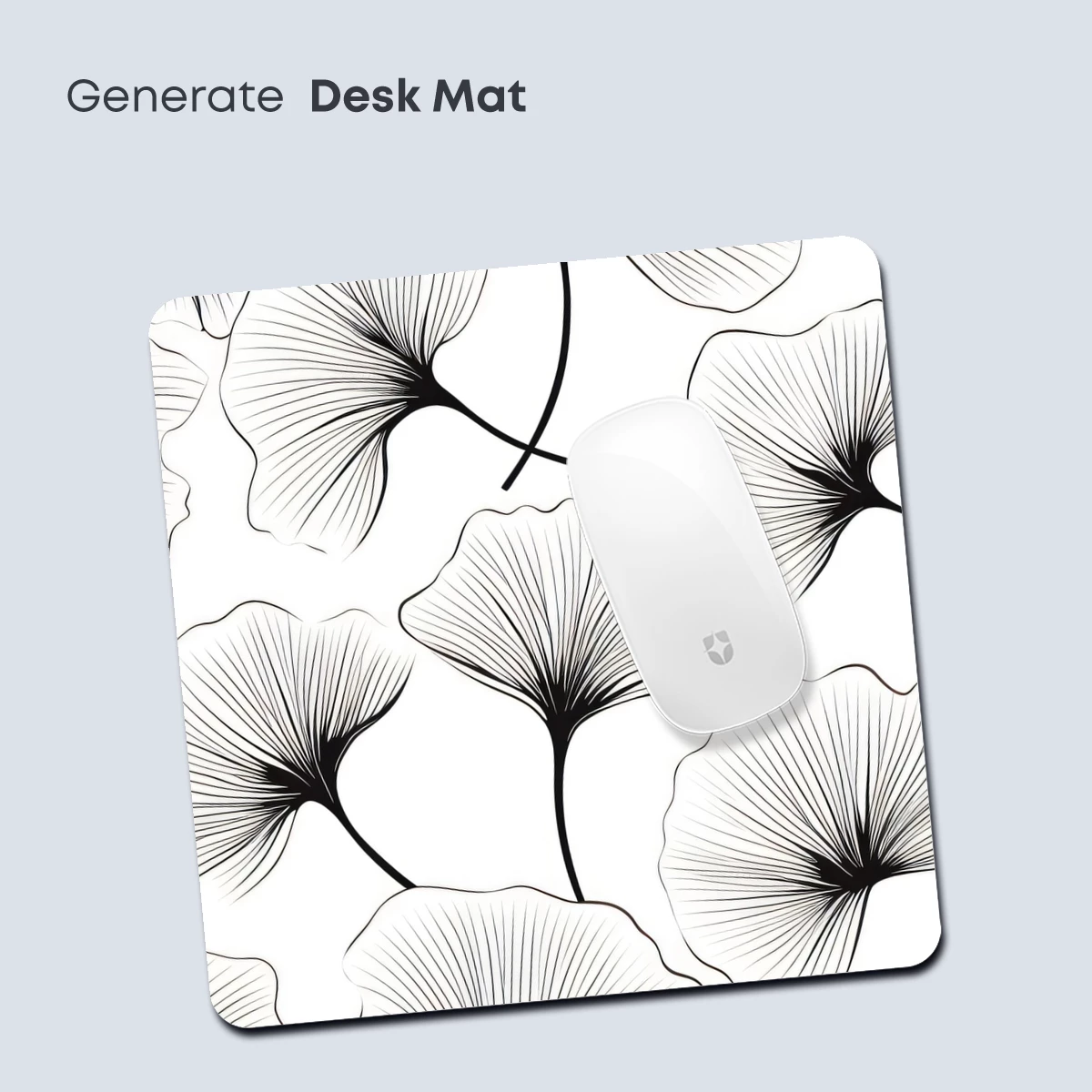 Elegant Ginkgo Silhouettes: Monochrome Botanical Art - Image 4