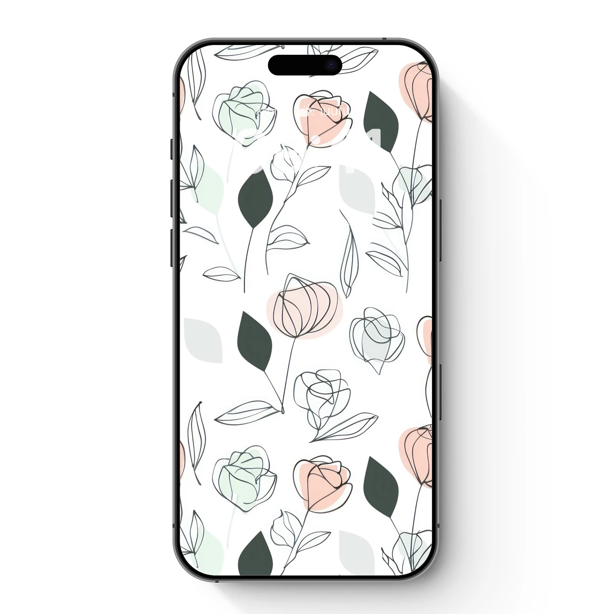 Elegant Line Art Roses: Minimalist Floral Harmony