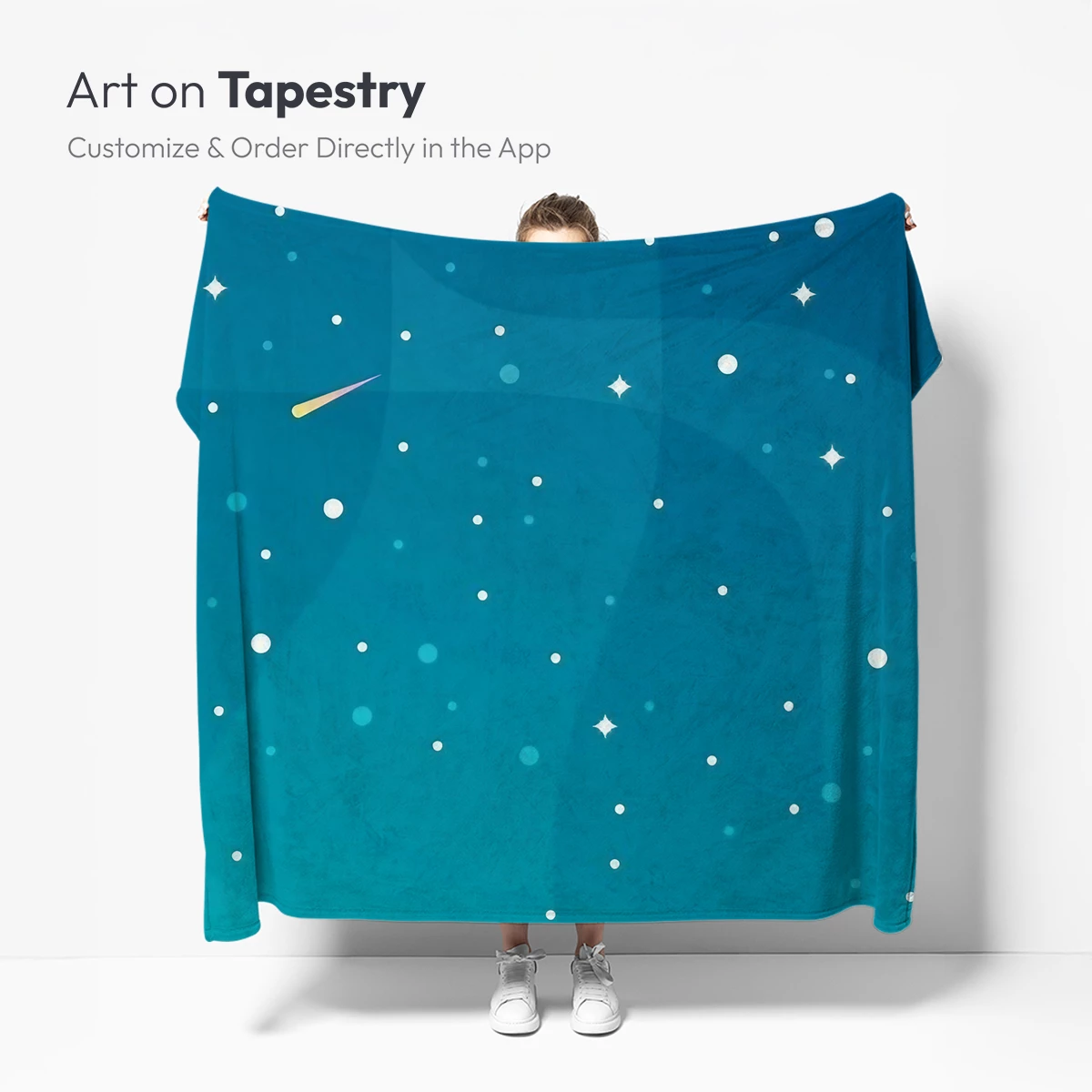 Cosmic Dance: Teal Galaxy Symphony - Image 5
