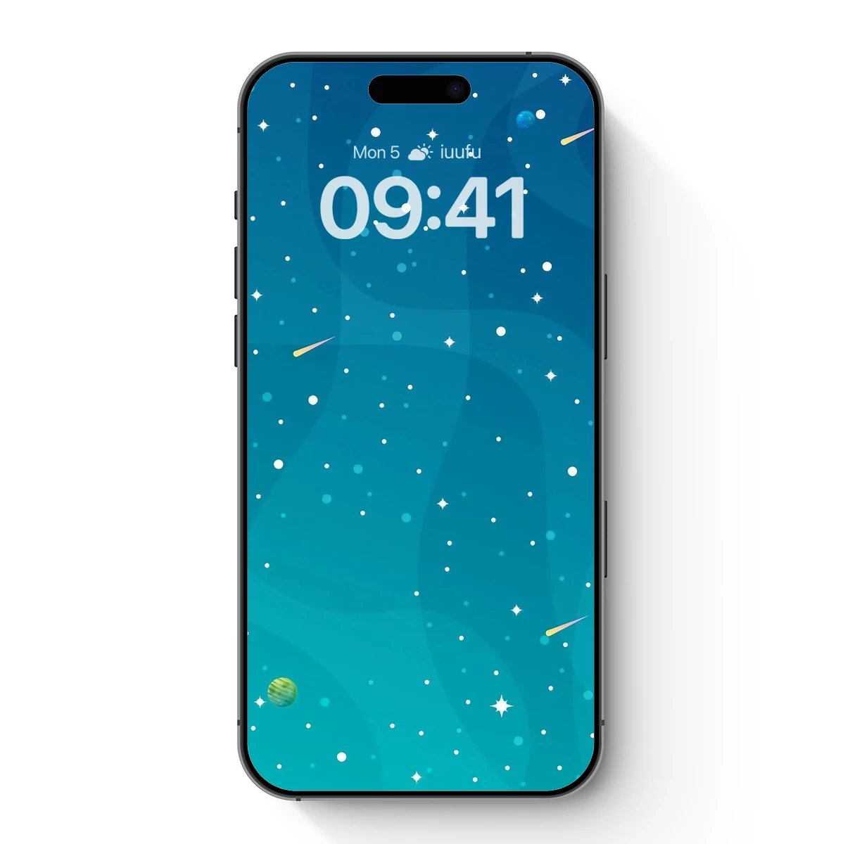 Cosmic Dance: Teal Galaxy Symphony