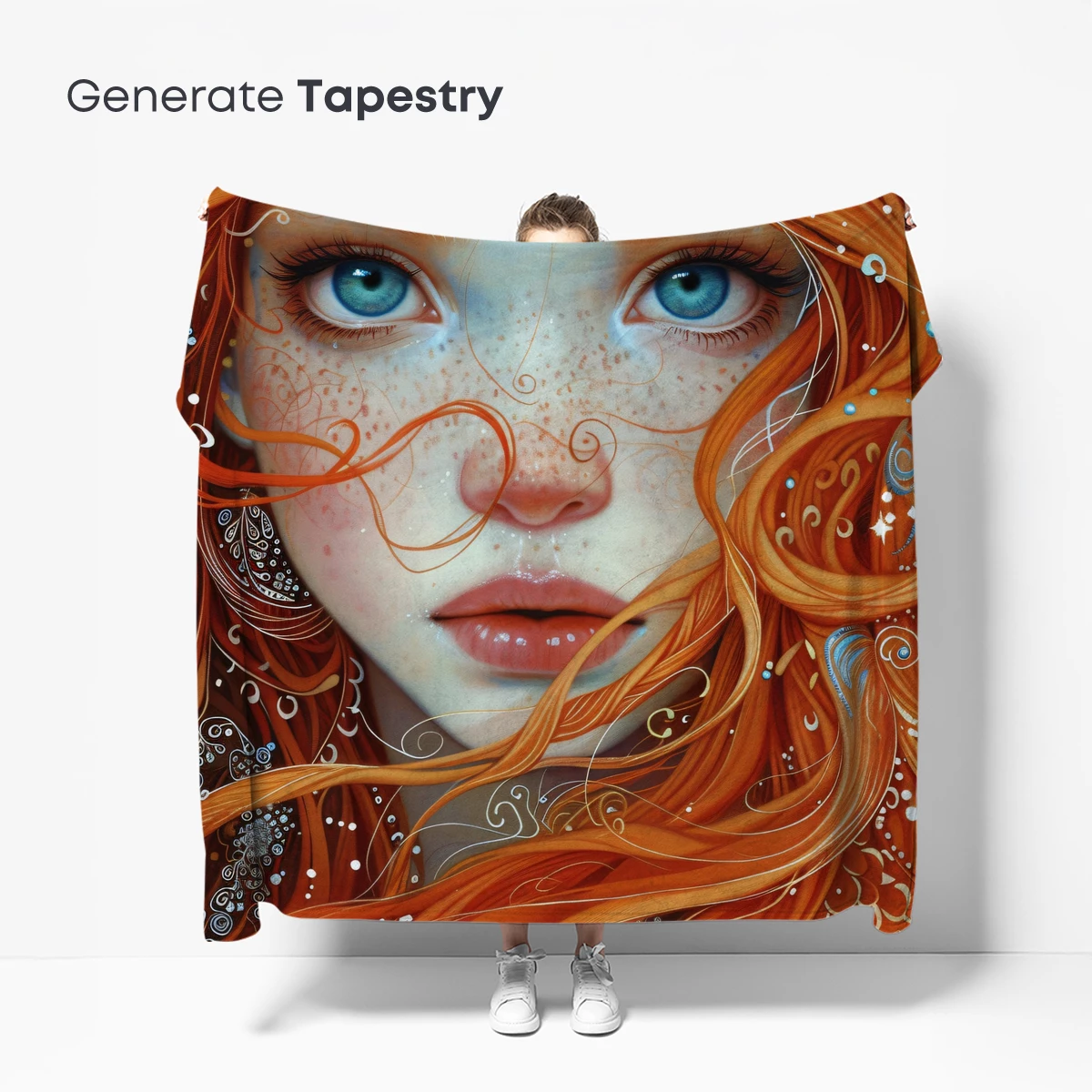 Enchanted Ginger Muse: Whimsical Artistry in Hair and Eyes - Image 5