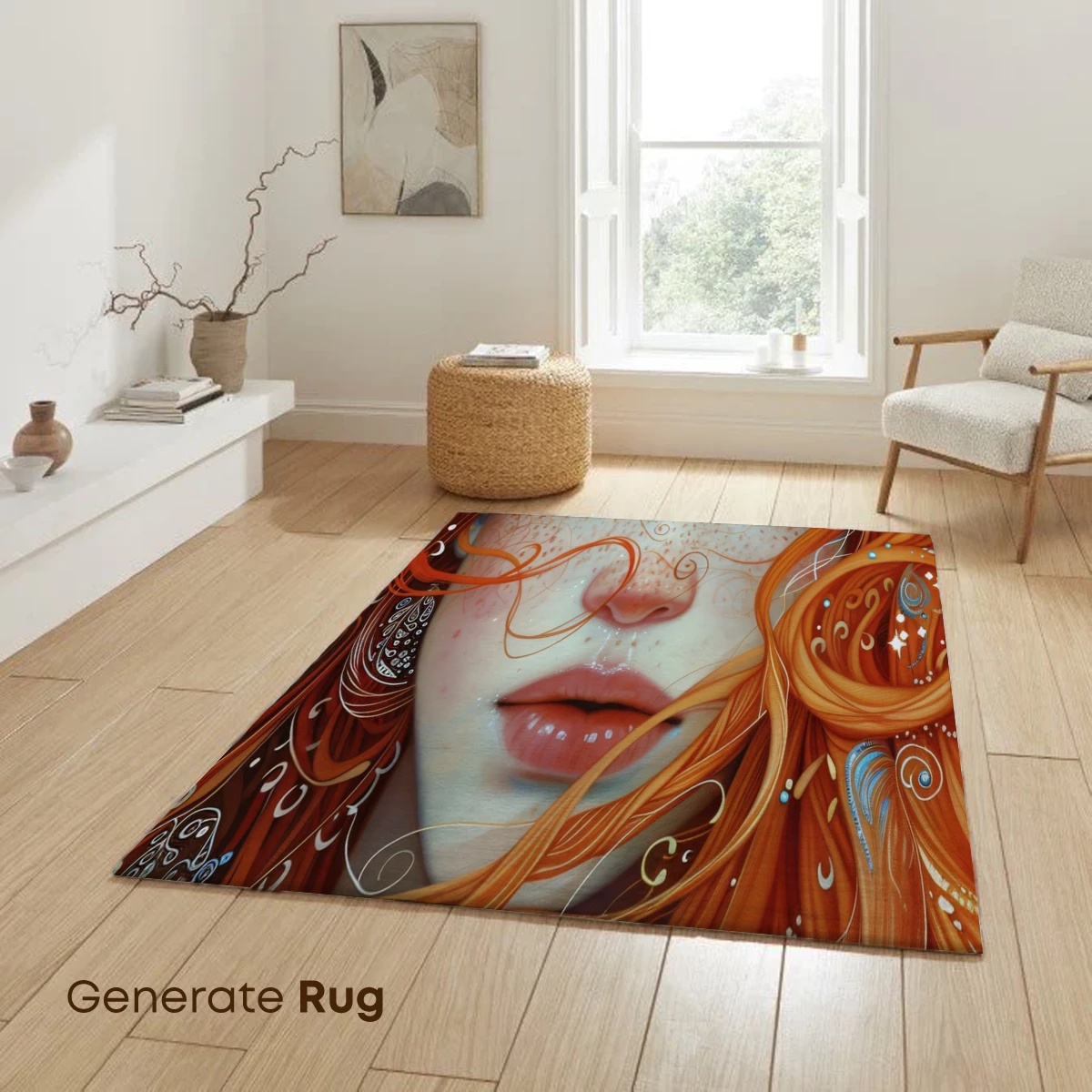 Enchanted Ginger Muse: Whimsical Artistry in Hair and Eyes - Image 6