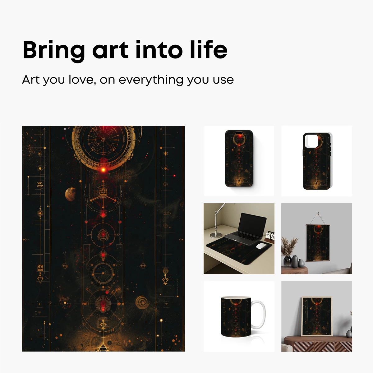 Celestial Codex: Esoteric Geometry in Cosmic Harmony - Image 2