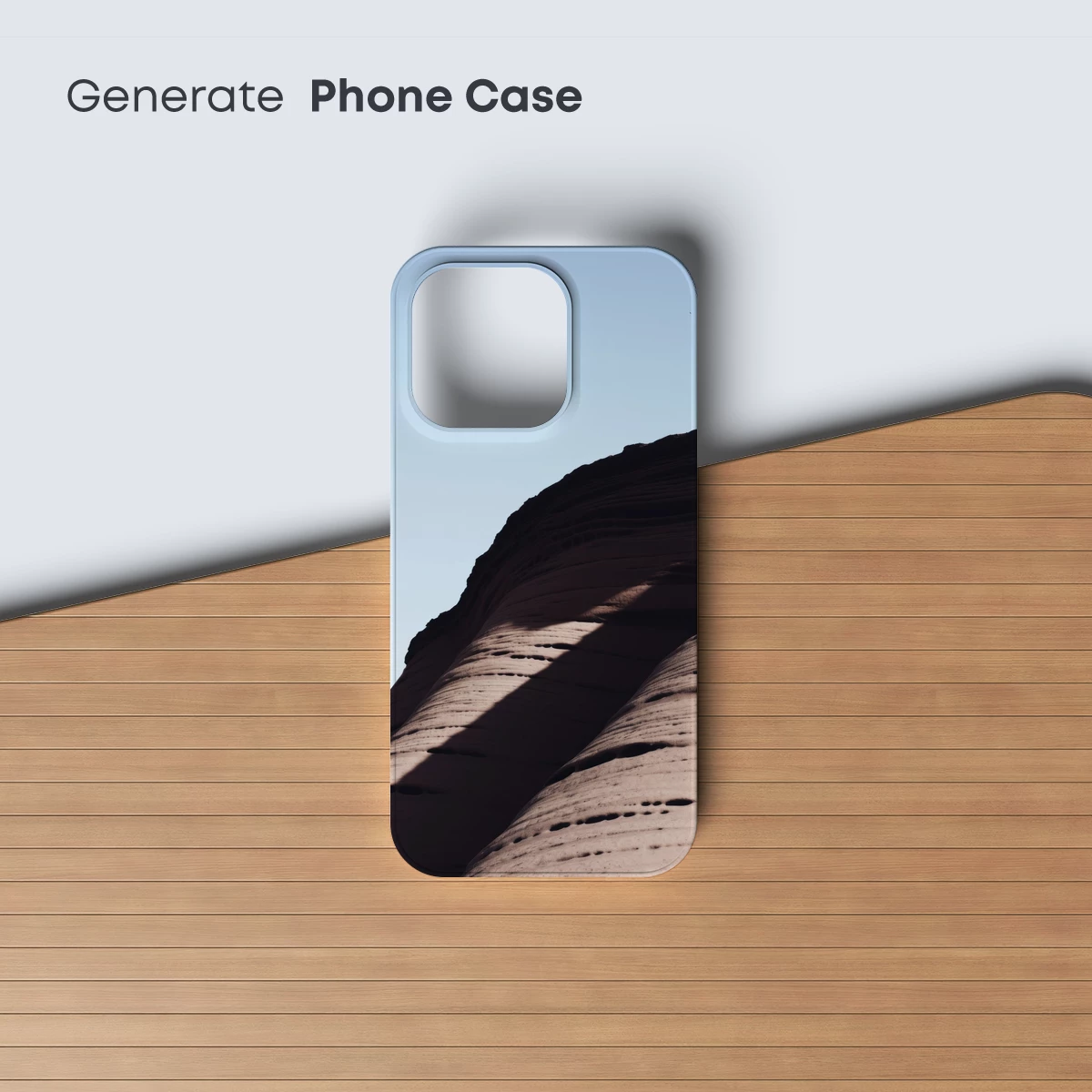 Desert Shadows: Eroded Sandstone Majesty - Image 3