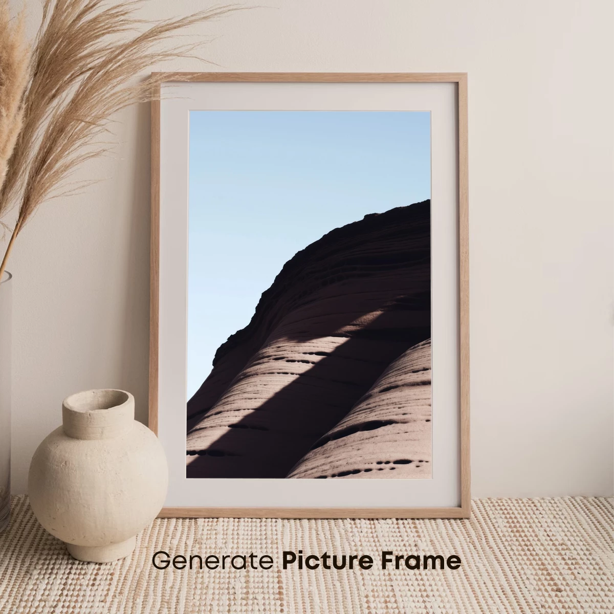 Desert Shadows: Eroded Sandstone Majesty - Image 7