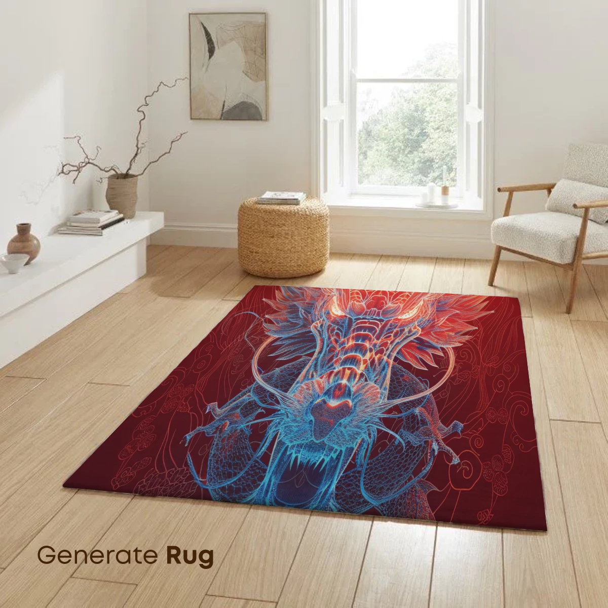 Flaming Dragon's Roar: Mythic Fusion Art - Image 6