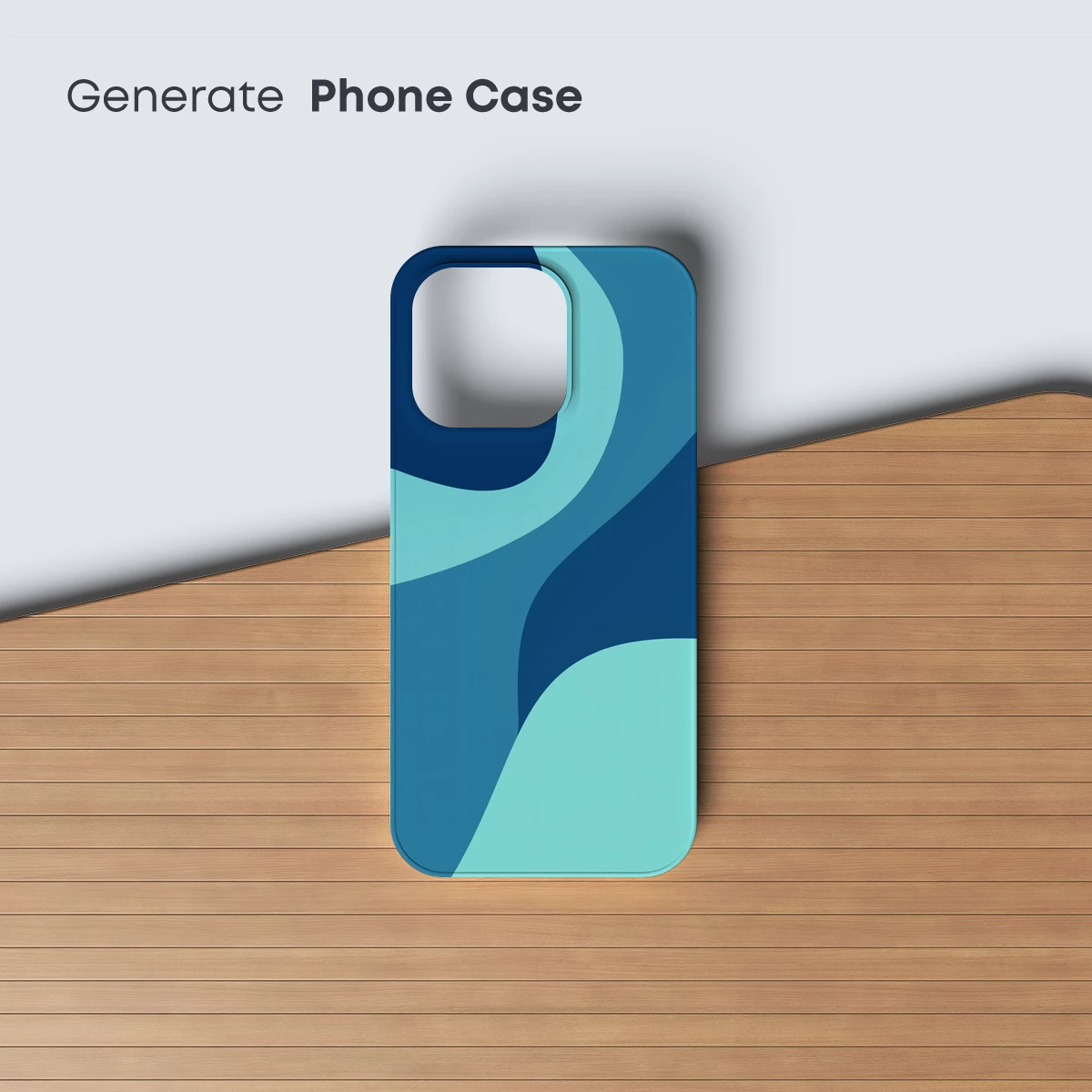 Fluid Blue Abstraction: A Dance of Curves - Image 3