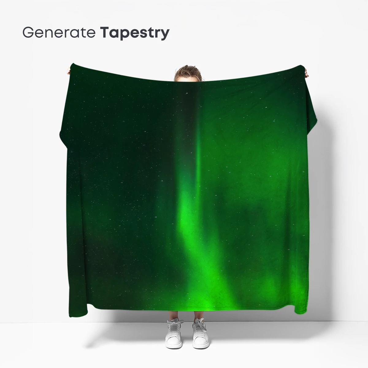 Dancing Northern Lights: Celestial Green Symphony - Image 5