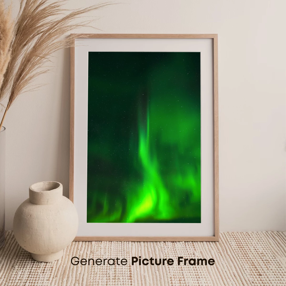 Dancing Northern Lights: Celestial Green Symphony - Image 7