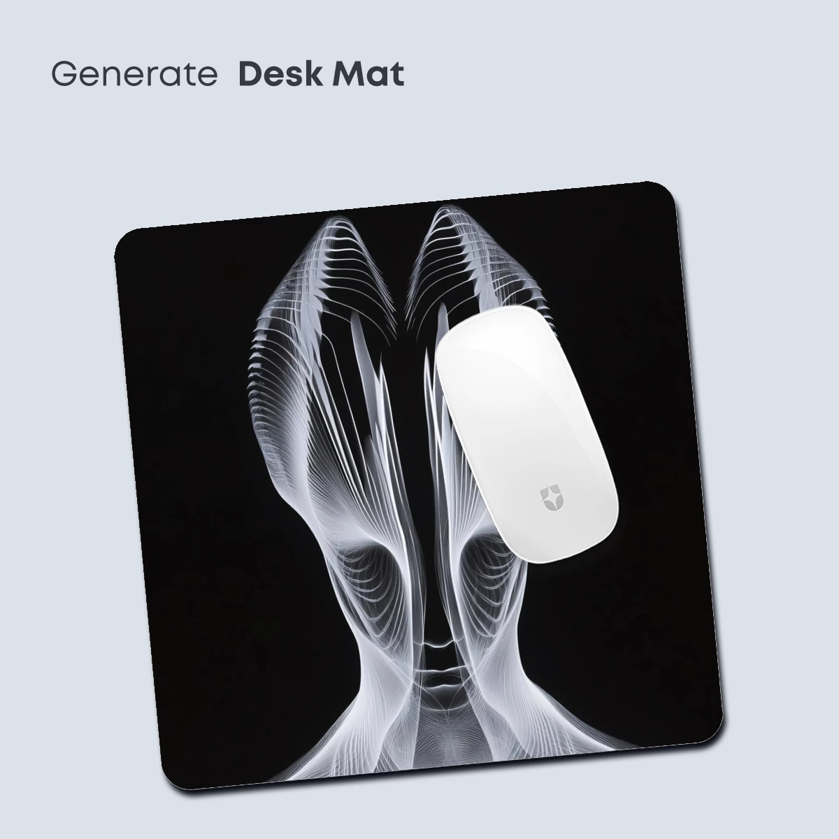 Ethereal Symmetry: Ghostly Wings in Monochrome - Image 4