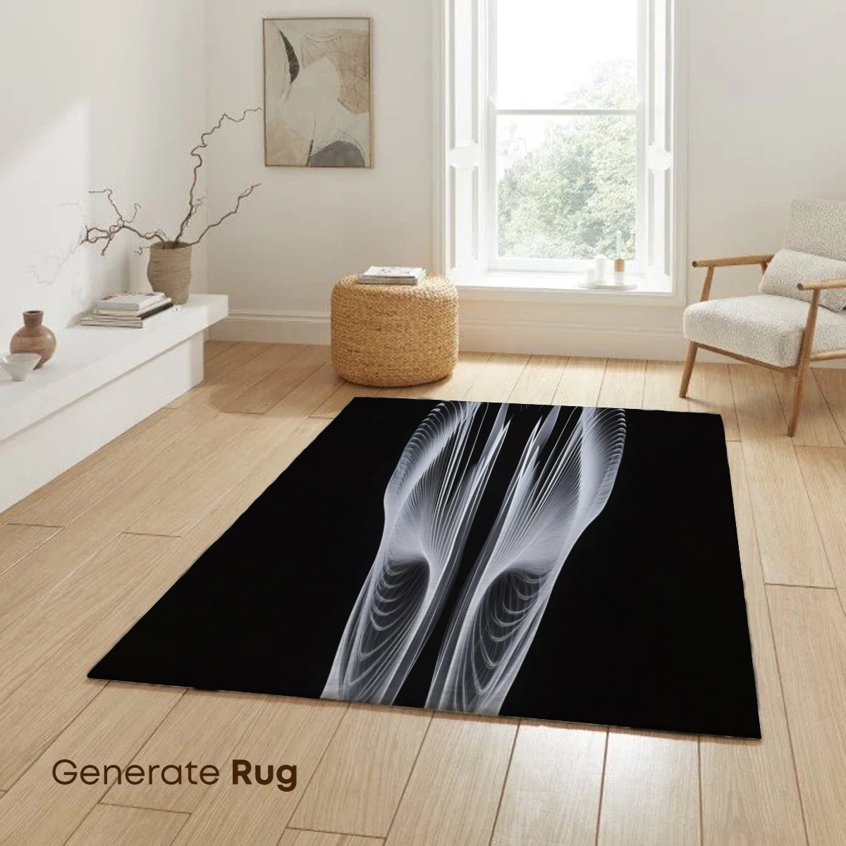 Ethereal Symmetry: Ghostly Wings in Monochrome - Image 6