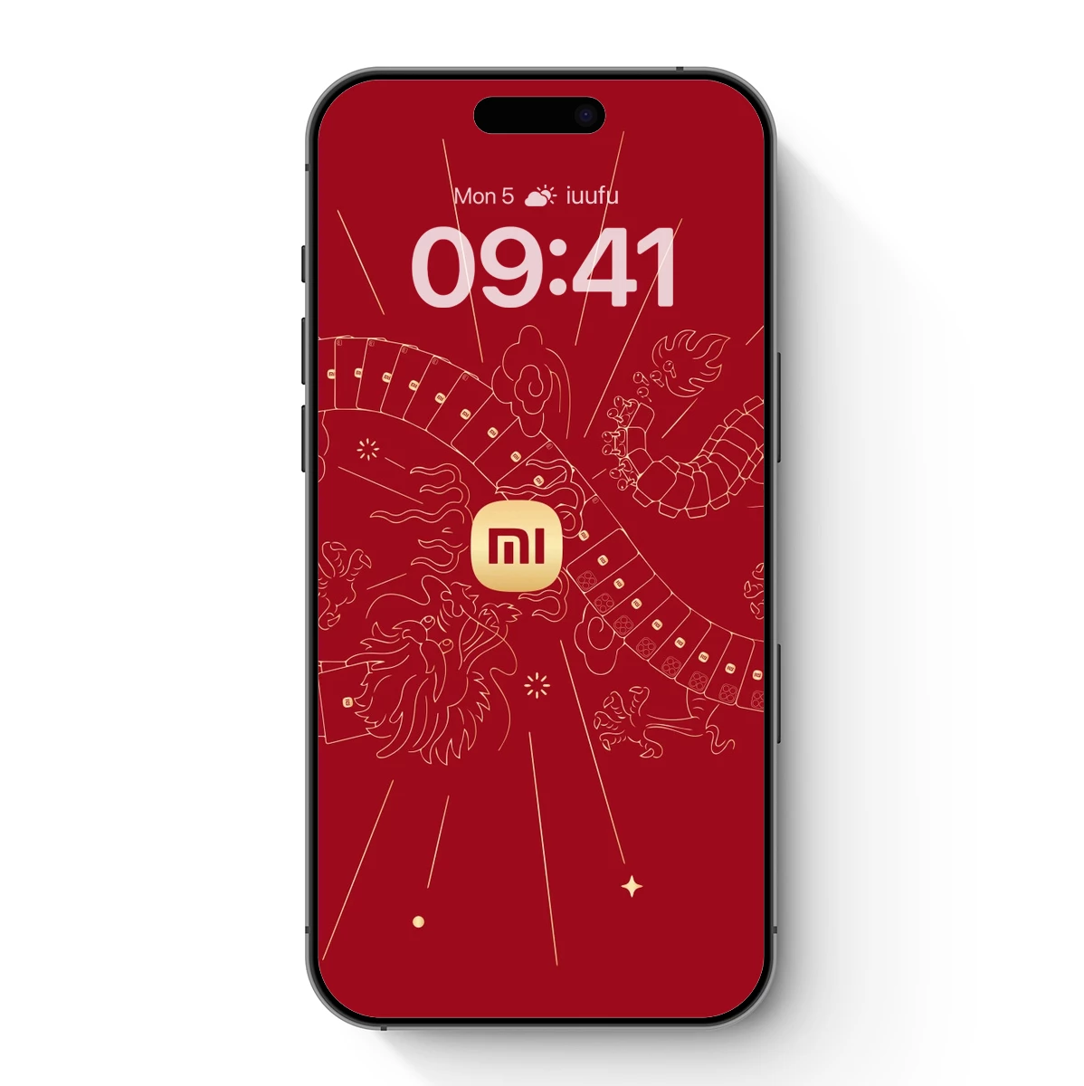 Mi Dragon Emblem: Radiant Line Art Harmony