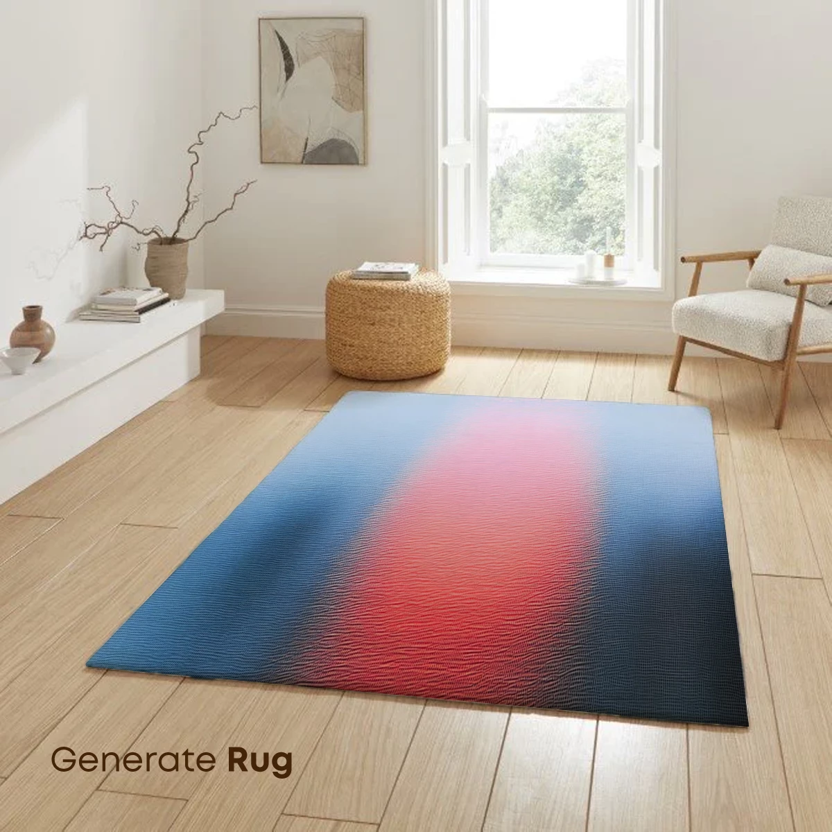 Blurred Solitude: Ethereal Figure in Misty Hues - Image 6