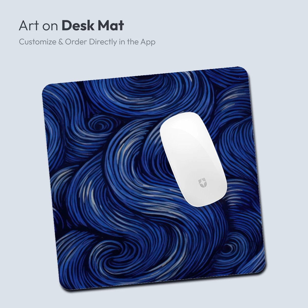 Oceanic Whirlpools: Abstract Blue Swirls - Image 4