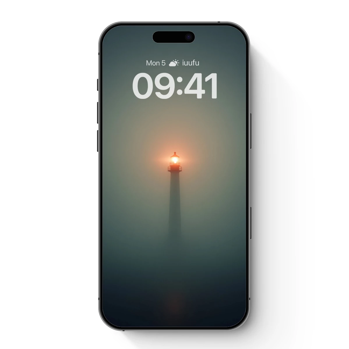 Foggy Lighthouse Glow: A Beacon of Warmth