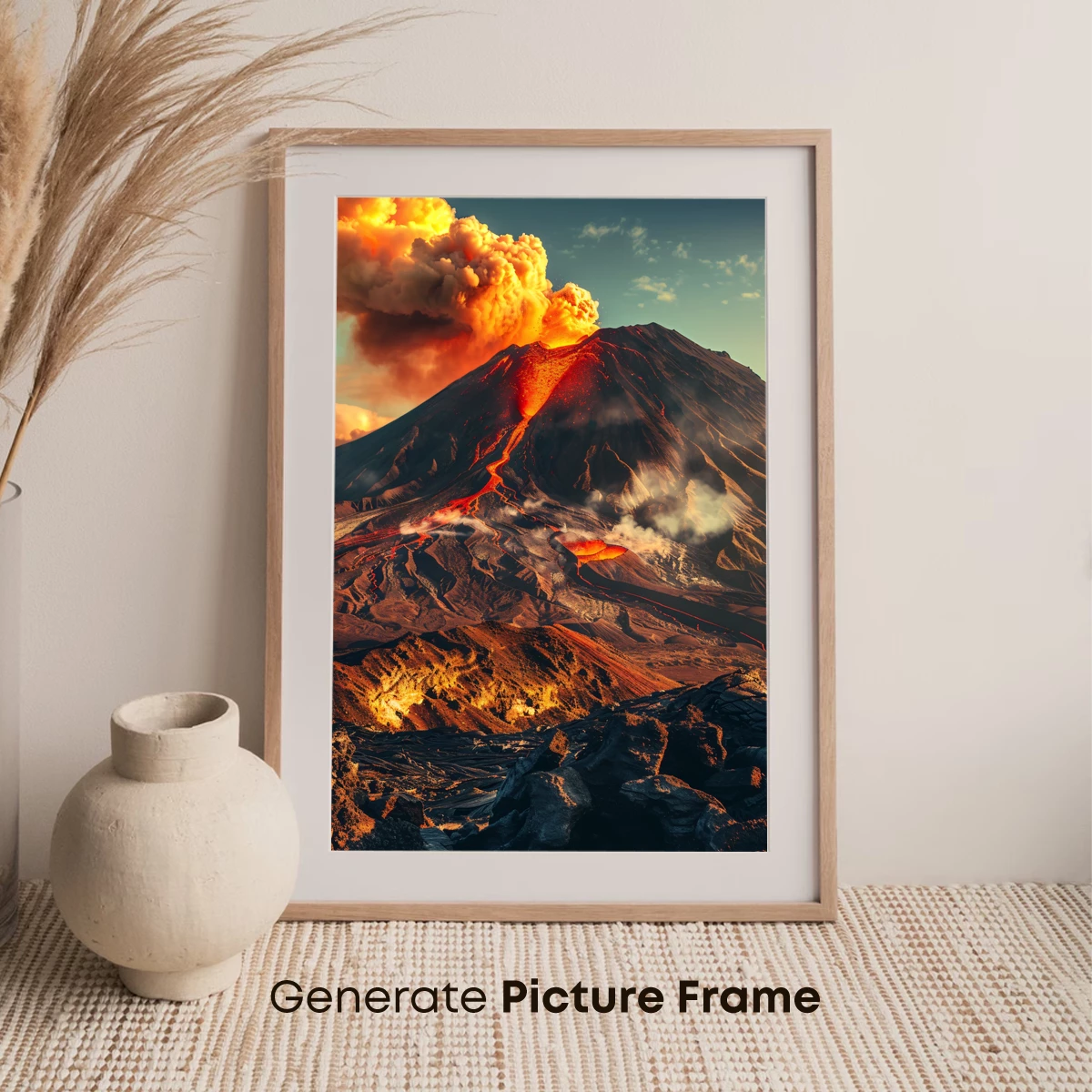 Erupting Volcano: Fiery Majesty in Nature's Fury - Image 7