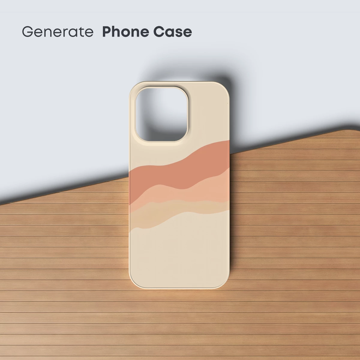 Abstract Wavy Layers in Soft Pastels - Image 3