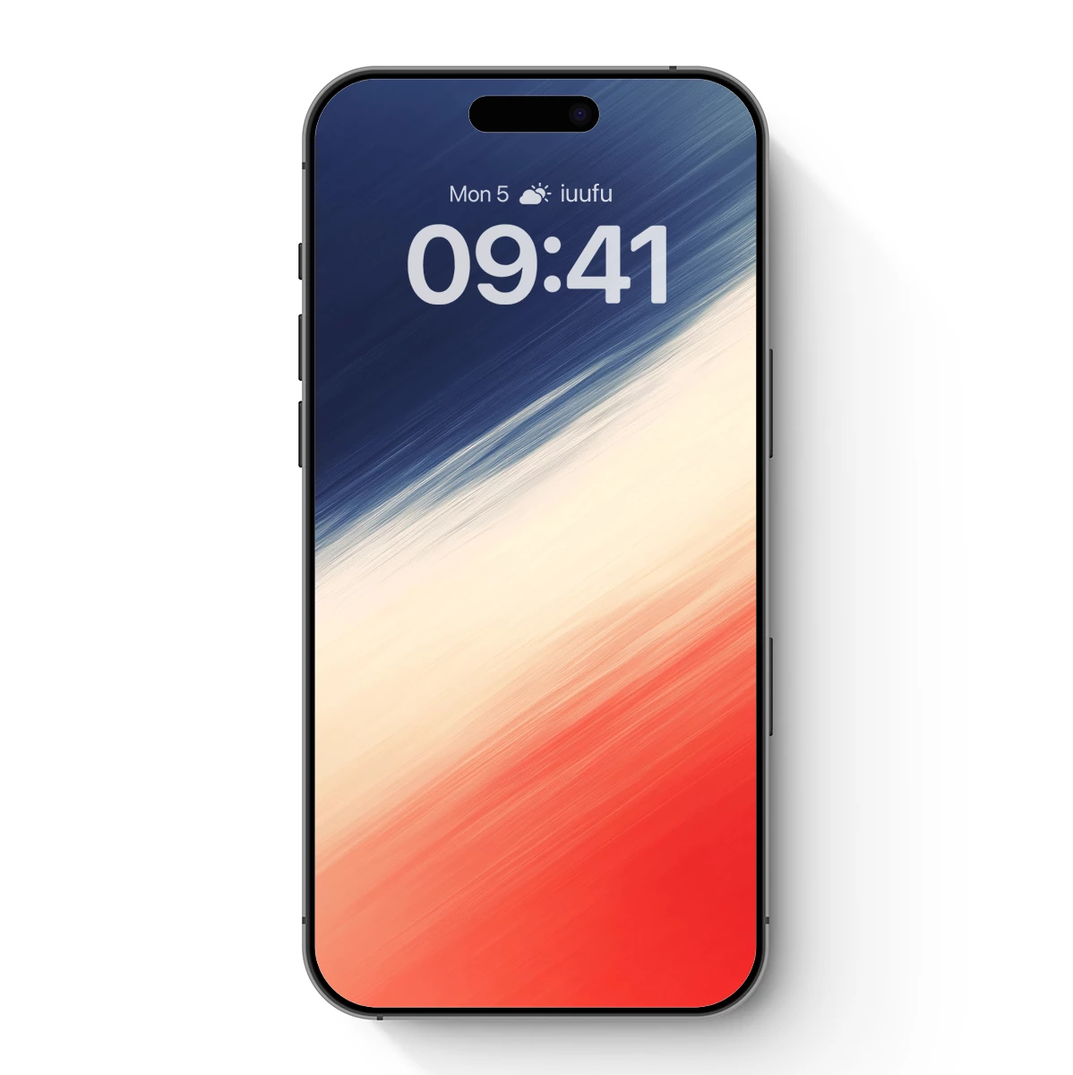 Diagonal Harmony: Blue, White, Red Gradient