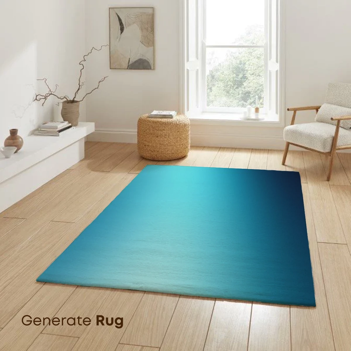 Ethereal Blue Gradient: A Symphony of Light and Shade - Image 6