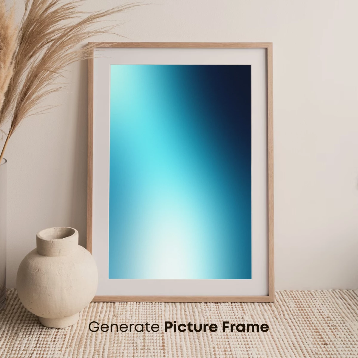 Ethereal Blue Gradient: A Symphony of Light and Shade - Image 7