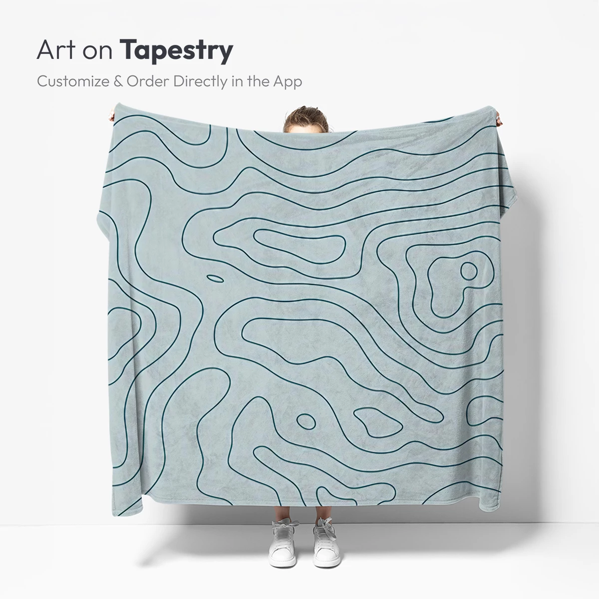 Contour Elegance: Wavy Line Artistry - Image 5