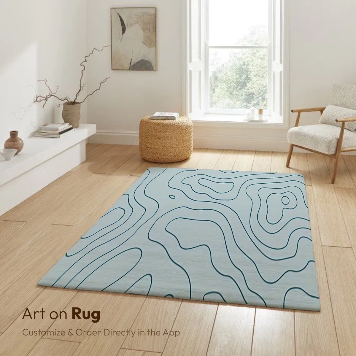 Contour Elegance: Wavy Line Artistry - Image 6