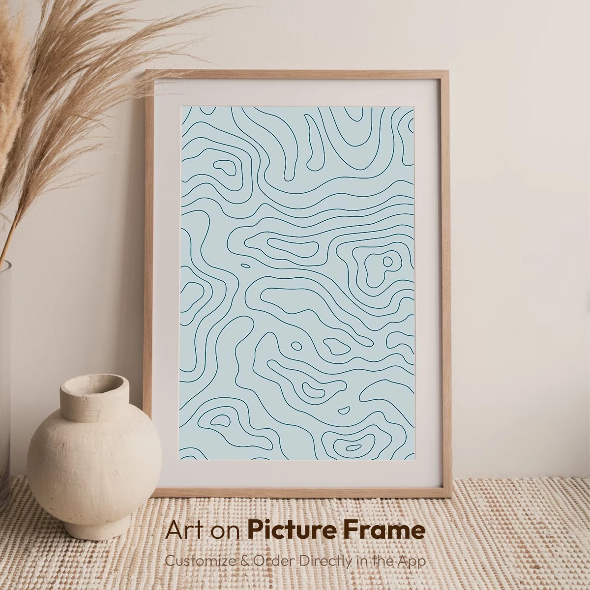 Contour Elegance: Wavy Line Artistry - Image 7