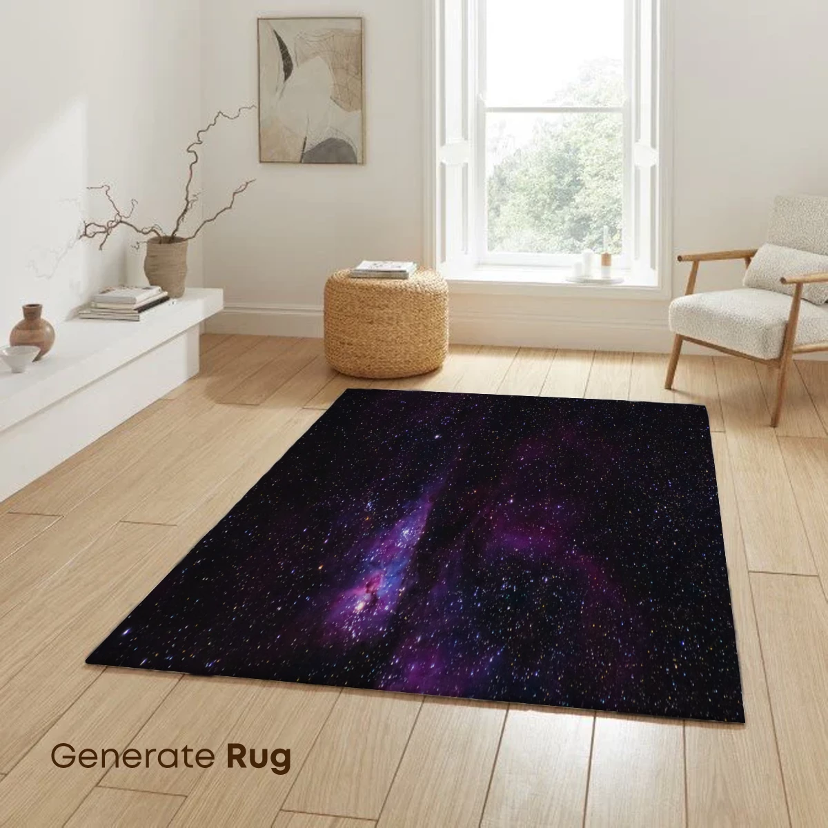 Cosmic Nebula Symphony: Purple Haze in the Void - Image 6