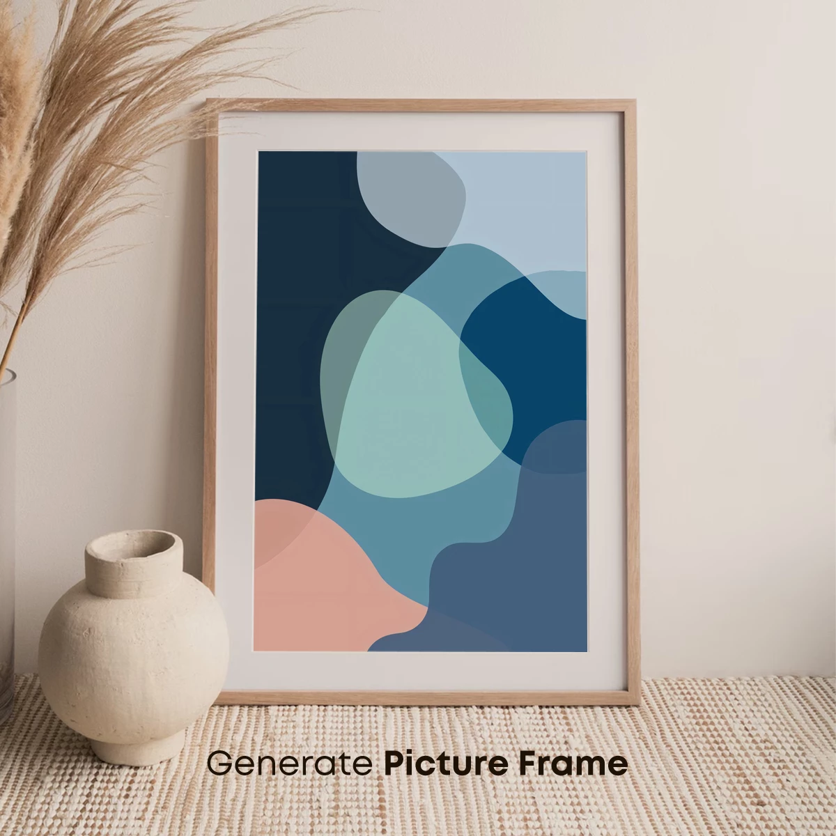 Fluid Blues: Abstract Oceanic Waves - Image 7