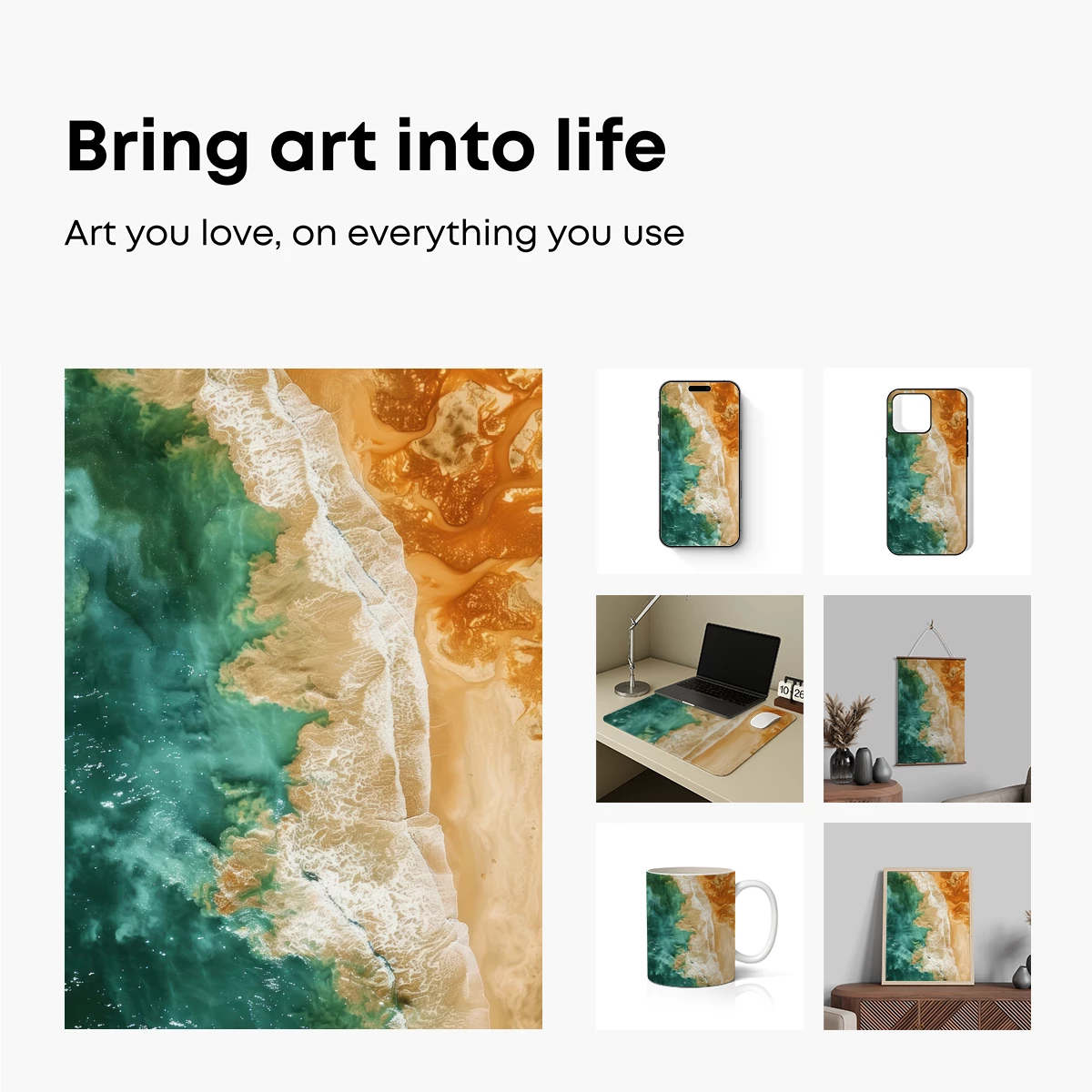 Aerial Symphony of Sea and Sand - Image 2