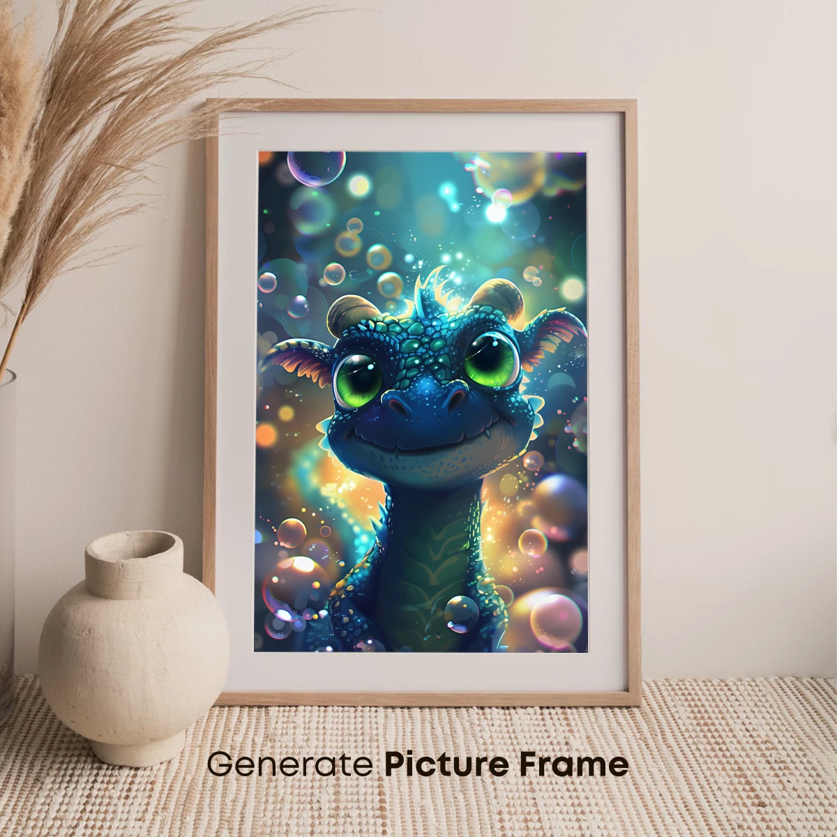 Enchanted Bubble Dragon: A Fantastical Odyssey - Image 7