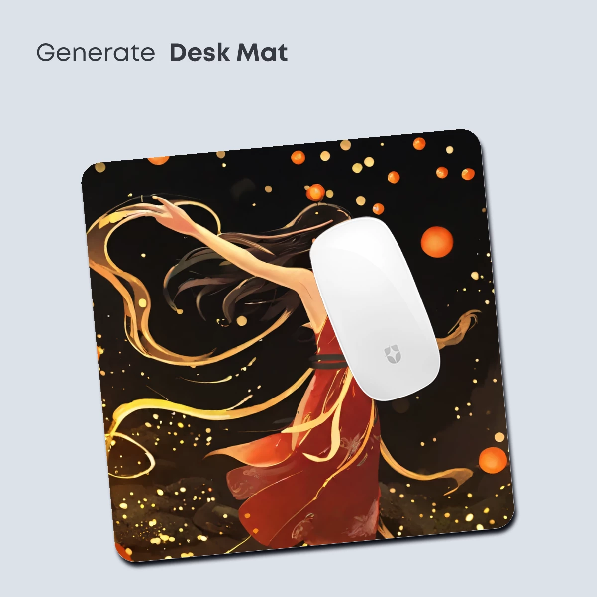 Ethereal Dance of Light: Ribbon-Wrapped Figure in Radiance - Image 4