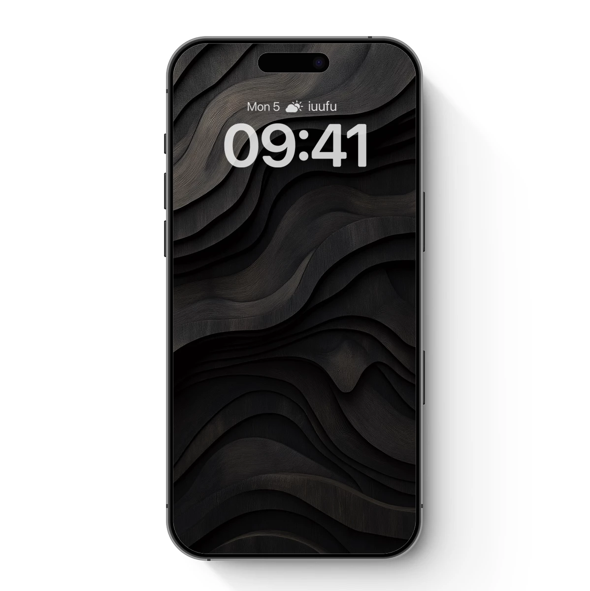 Ethereal Black Waves: A Textured Odyssey - Image 7