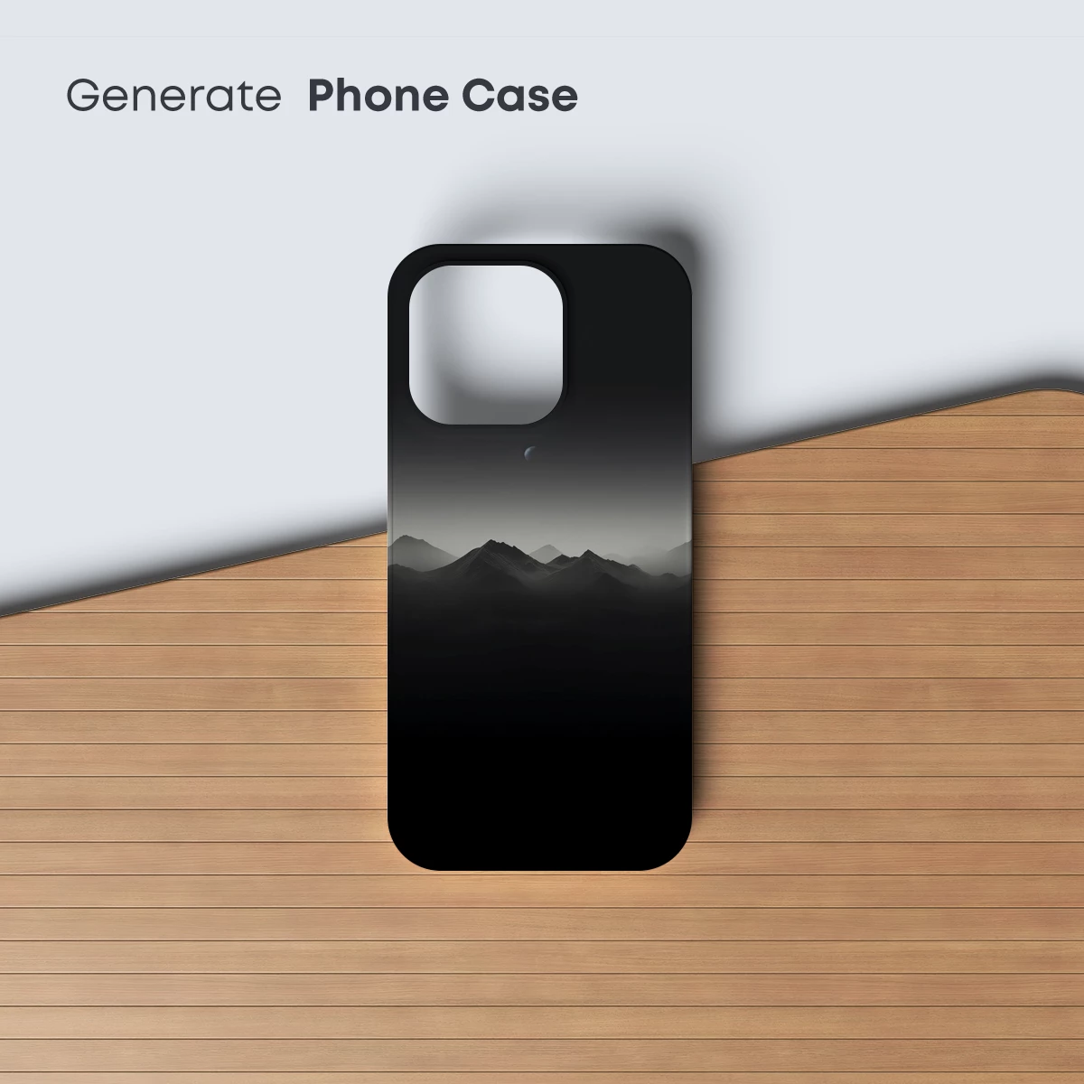 Eternal Peaks Under Crescent Moon - Image 3