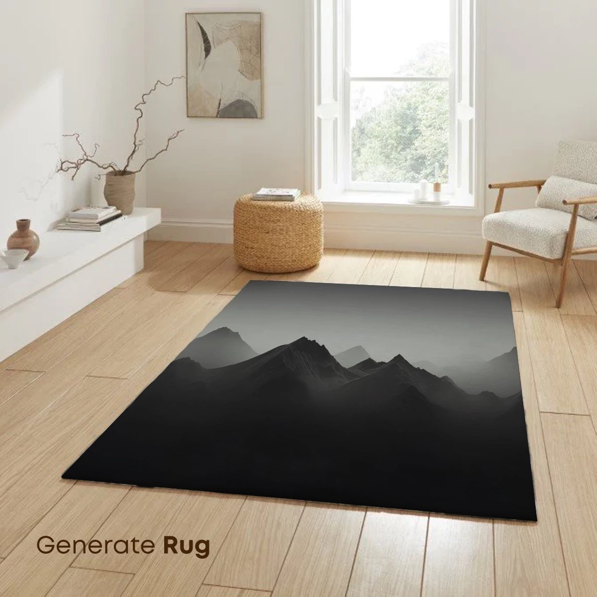 Eternal Peaks Under Crescent Moon - Image 6