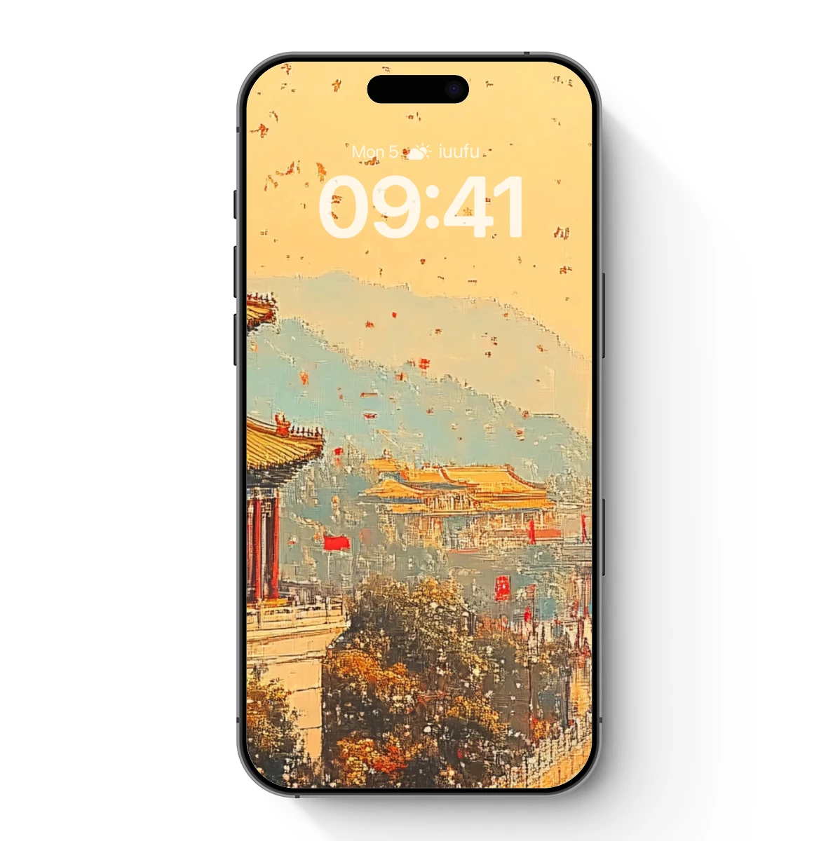 Autumnal Pagoda Dream: Urban Fusion Art