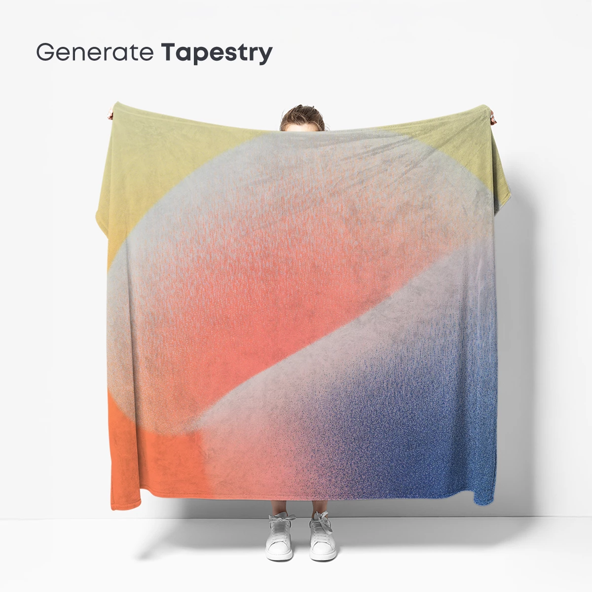 Gradient Cloud Sculpture: Ethereal Form in Pastel Hues - Image 5