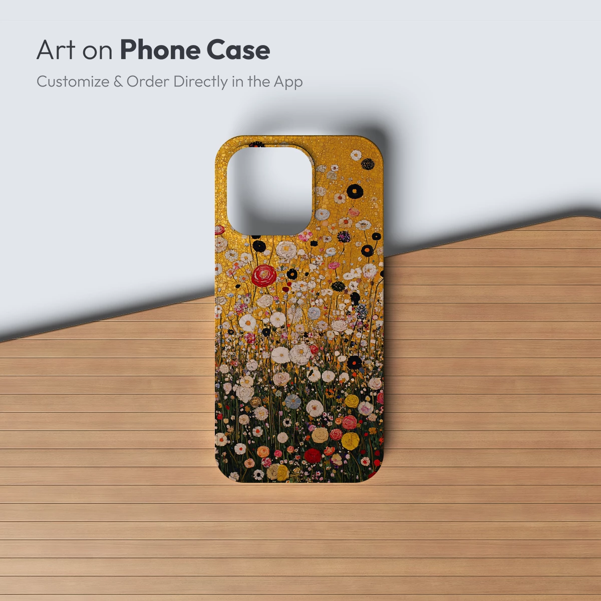 Gilded Floral Symphony: Klimt's Garden Reimagined - Image 2