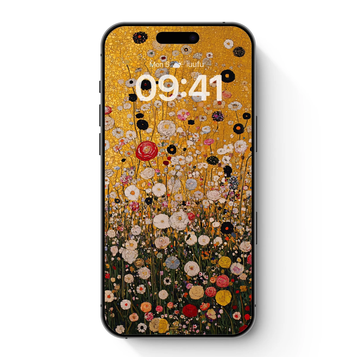 Gilded Floral Symphony: Klimt's Garden Reimagined - Image 7