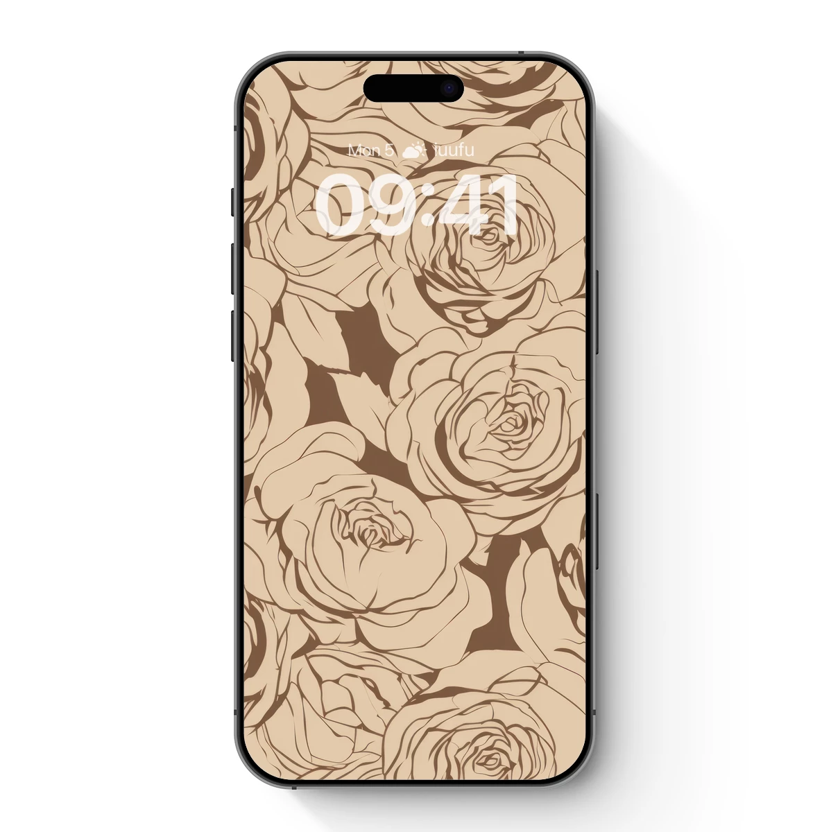 Elegant Sepia Roses: A Blooming Sketch Symphony