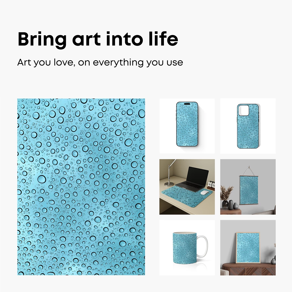 Azure Raindrop Symphony - Image 2
