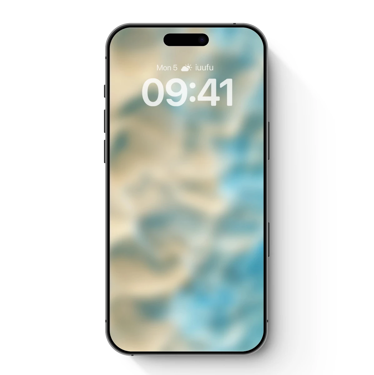 Abstract Aqua Mosaic