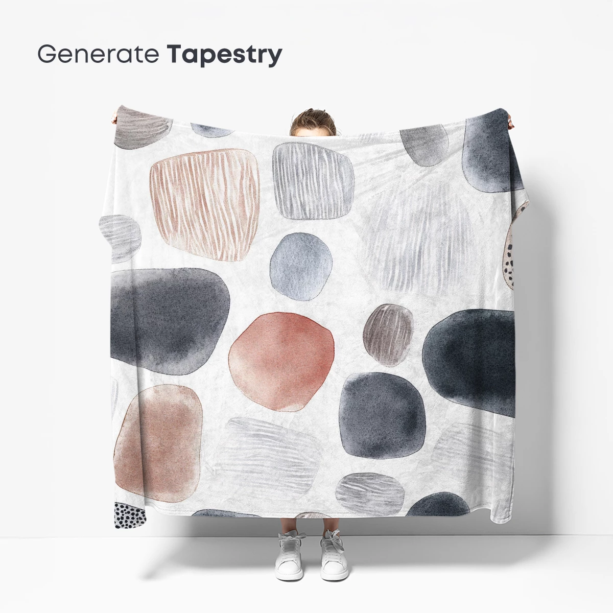 Abstract Pebble Symphony: Textured Harmony in Stone - Image 5