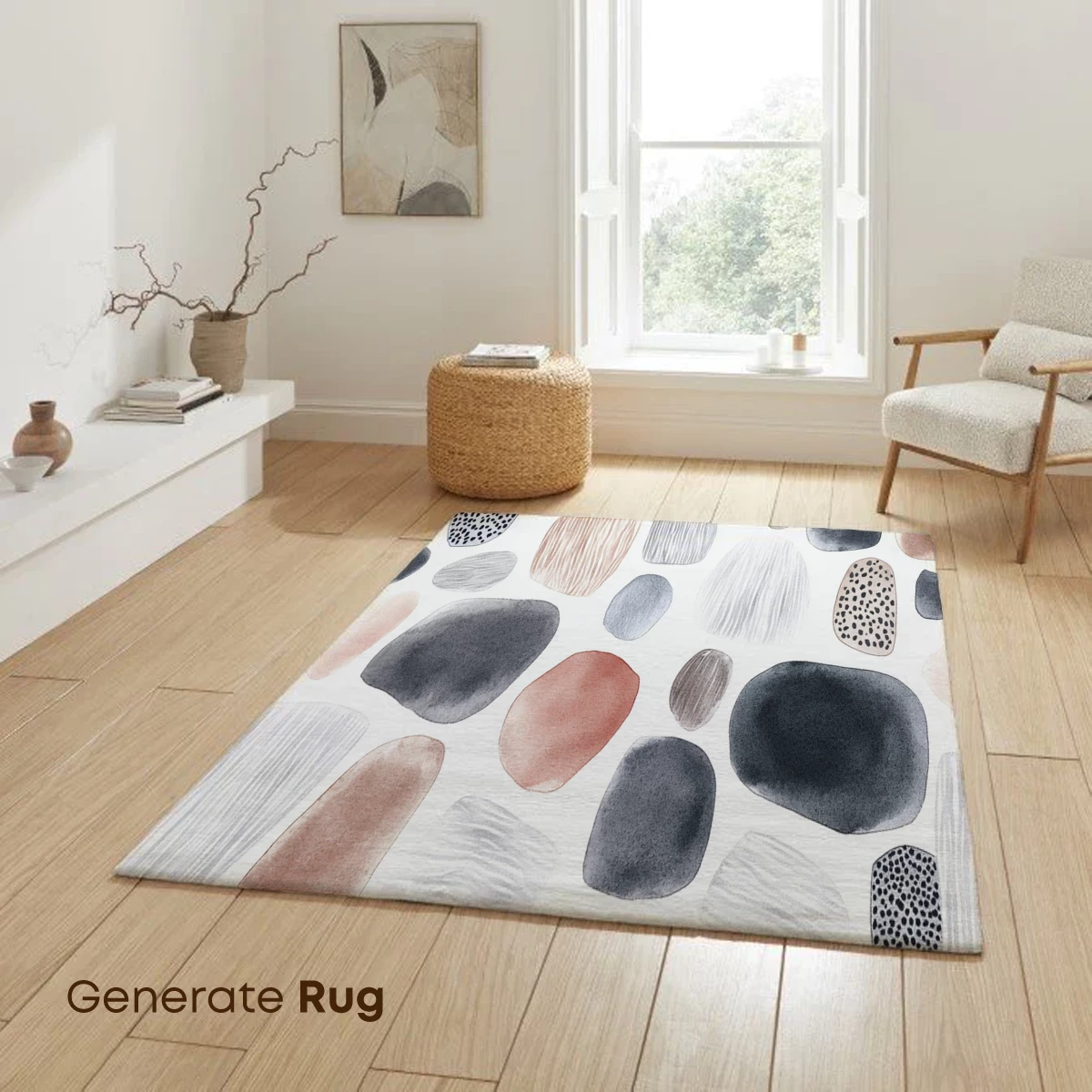 Abstract Pebble Symphony: Textured Harmony in Stone - Image 6