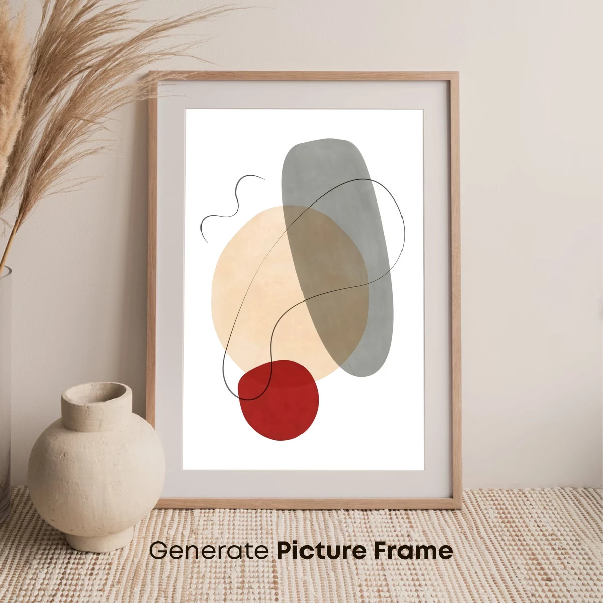 Abstract Harmony: Interlocking Circles and Curves - Image 7