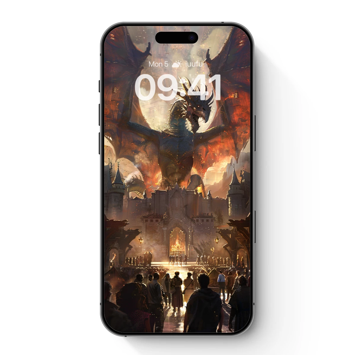 Dragon’s Dawn Over Gothic Castle Dragon's Dawn Over Gothic Castle