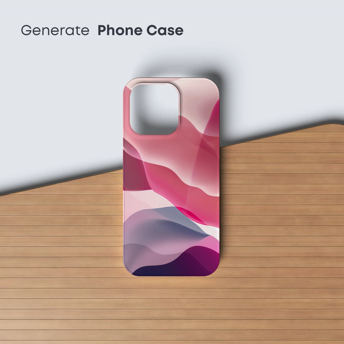 Fluid Pink Elegance: Abstract Waves in Motion - Image 3